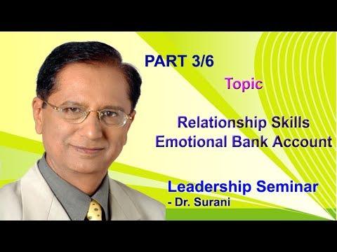 Emotional Bank Account By Dr.Surani