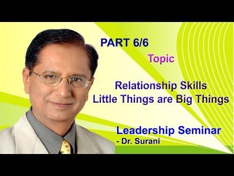 Little Things are Big Things By Dr. Surani